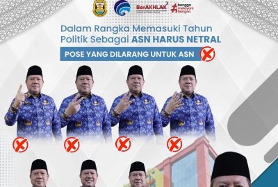 Ini Sejumlah Pose Foto yang Dilarang Bagi ASN Selama Pemilu