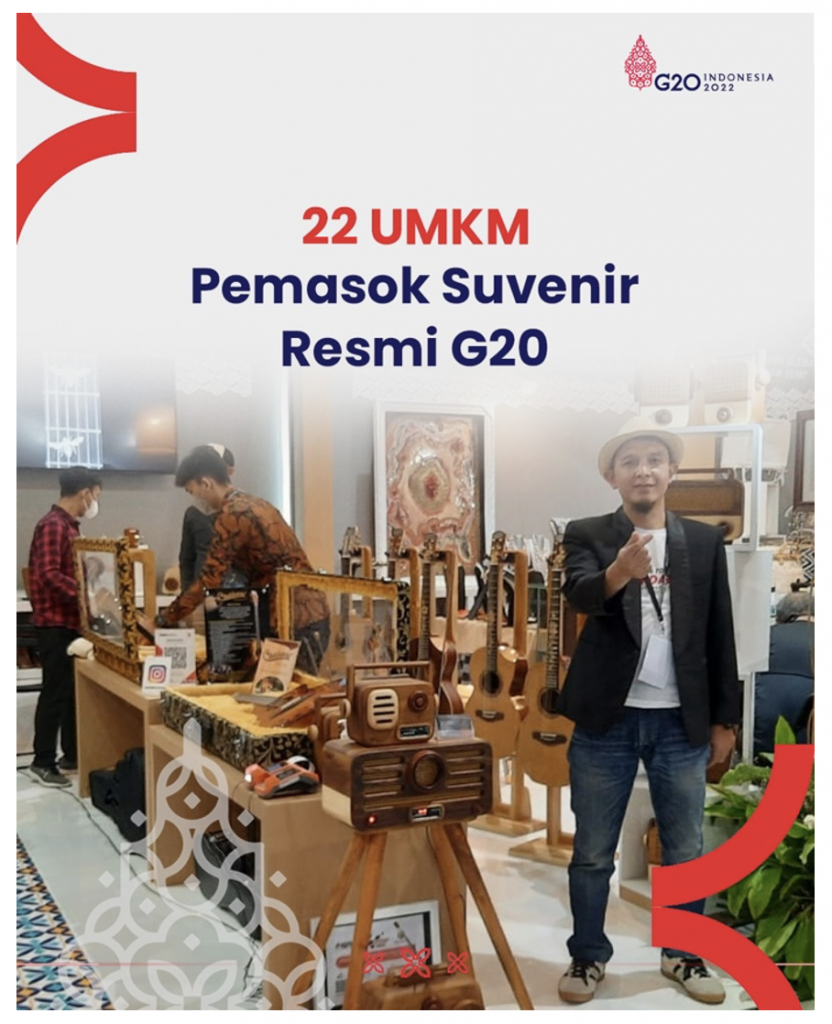 20-an UMKM Terpilih Jadi Pemasok Suvenir Resmi KTT G20