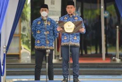 Anindito Aditomo Bacakan Pidato Menpora pada Upacara Peringatan ke-94 Hari Sumpah Pemuda