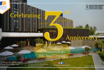 Ulang Tahun ke-3 BBC Hotel Lampung