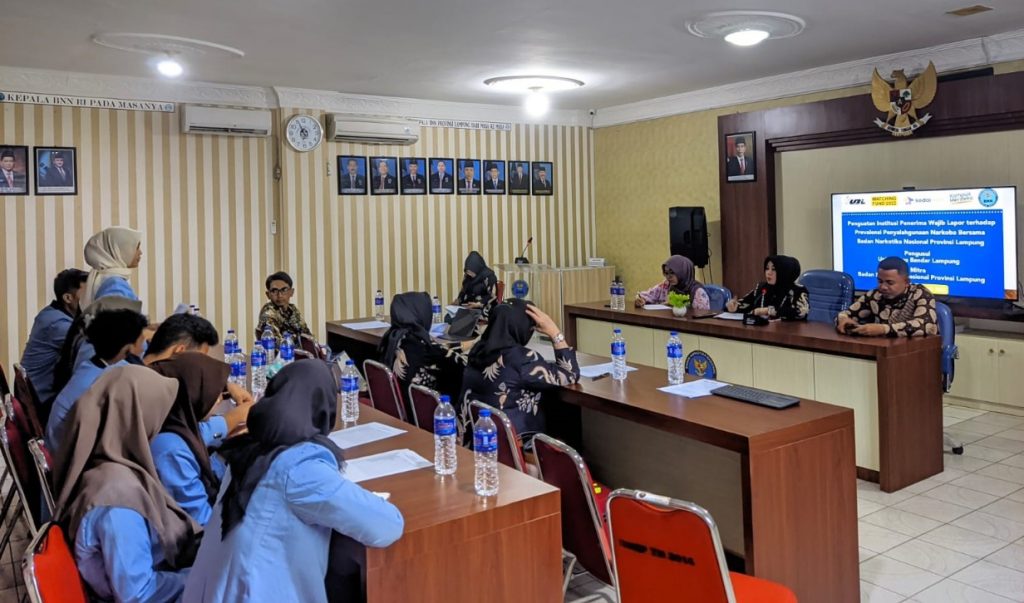 Antisipasi Penyalahgunaan Narkoba, UBL Lakukan Riset Bersama BNNP Lampung