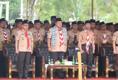 Arinal Djunaidi Jadi Pembina Upacara pada Apel Besar Hari Pramuka ke-61