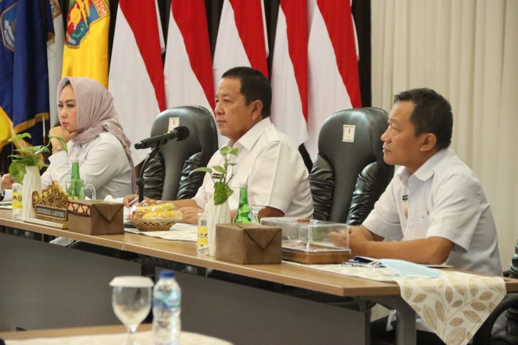 Arinal Djunaidi Pimpin Rapat Persiapan Acara Restocking Benih Ikan