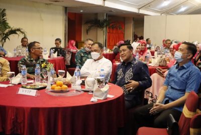 Asisten Administrasi Umum Pemprov Lampung Hadiri Halal Bihalal PD PARFI dan PP Bintang Nyanyi