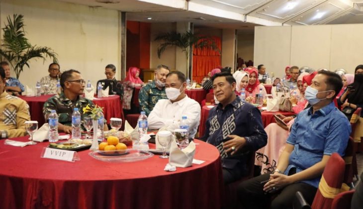 Asisten Administrasi Umum Pemprov Lampung Hadiri Halal Bihalal PD PARFI dan PP Bintang Nyanyi