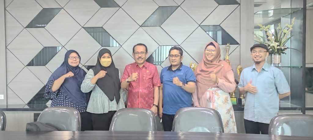 Pengurus SMSI Bandar Lampung Beraudiensi dengan Kepala DPMPTSP