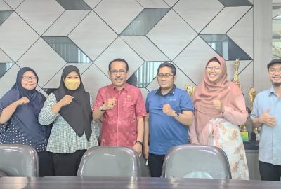 Pengurus SMSI Bandar Lampung Beraudiensi dengan Kepala DPMPTSP