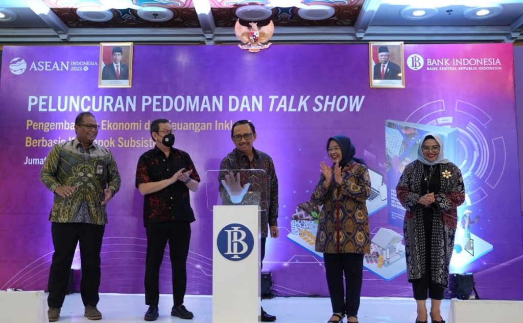 BI Luncurkan Buku Pedoman Pengembangan Ekonomi dan Keuangan Inklusif berbasis Kelompok Subsisten​