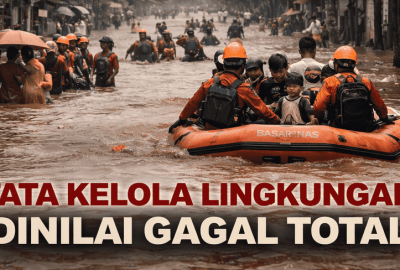 Banjir Tak Kunjung Usai, WALHI Nilai Tata Kelola Lingkungan Bandar Lampung Gagal Total