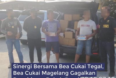Bea Cukai Amankan Potensi Kerugian Negara Ratusan Juta Rupiah