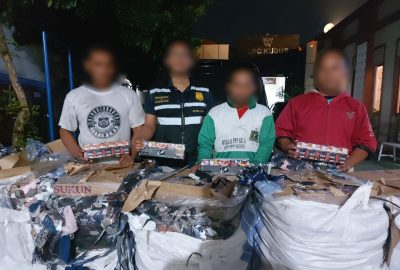 Bea Cukai Kembali Tindak Ratusan Ribu Rokok Ilegal di Jateng dan Jatim