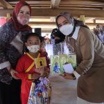 Bunda PAUD Provinsi Lampung Bermain Bersama Anak-anak di Tulang Bawang Barat