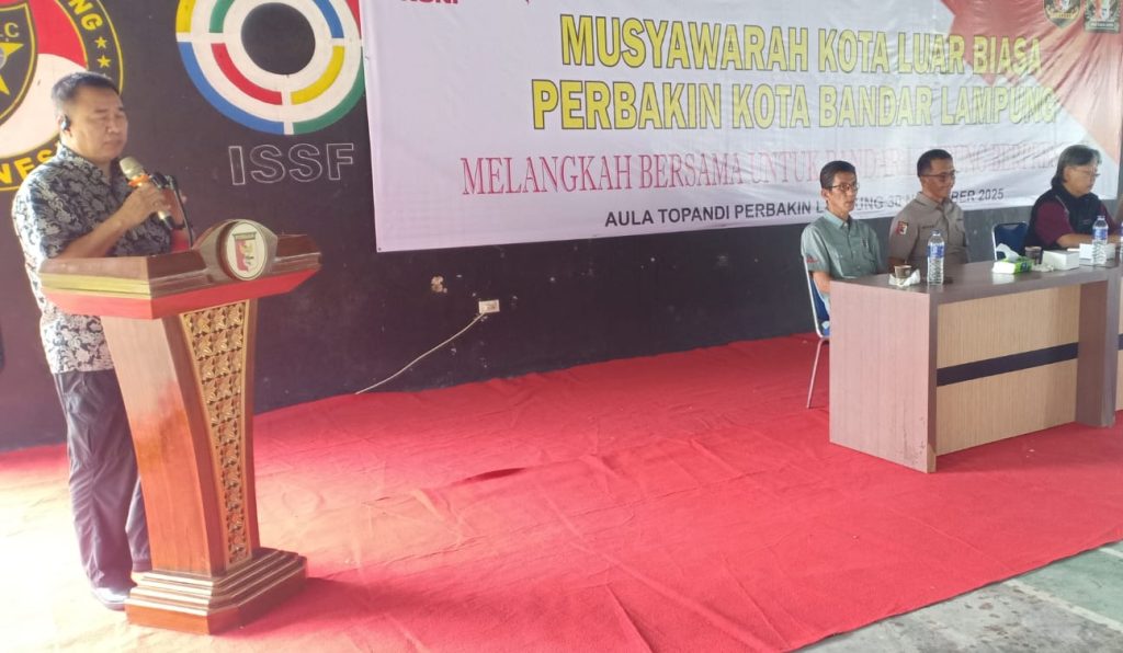 Donny Irawan Terpilih Jadi Ketua Perbakin Kota Bandar Lampung 2025-2029