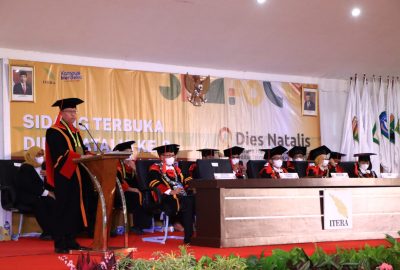 Fahrizal Darminto Wakili Gubernur Menghadiri Dies Natalis ke-8 Itera