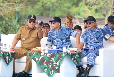 Gubernur Arinal Dampingi KSAU Saksikan Latihan Matra Udara II Jalak Sakti Koopsud I