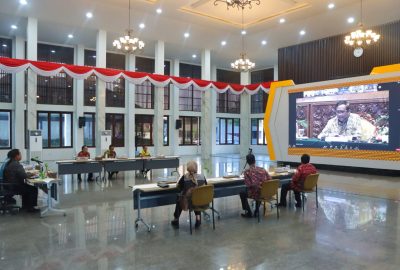 Gubernur Arinal Djunaidi Ikuti Rakor Antisipasi dan Penanggulangan Kebakaran Hutan dan Lahan