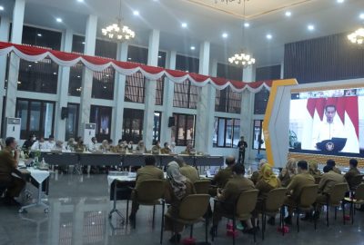 Gubernur Arinal Hadiri Virtual Meeting Tentang Pengendalian Inflasi Daerah