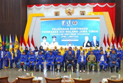 Gubernur Arinal Lepas Keberangkatan Kontingen Porwanas XIII