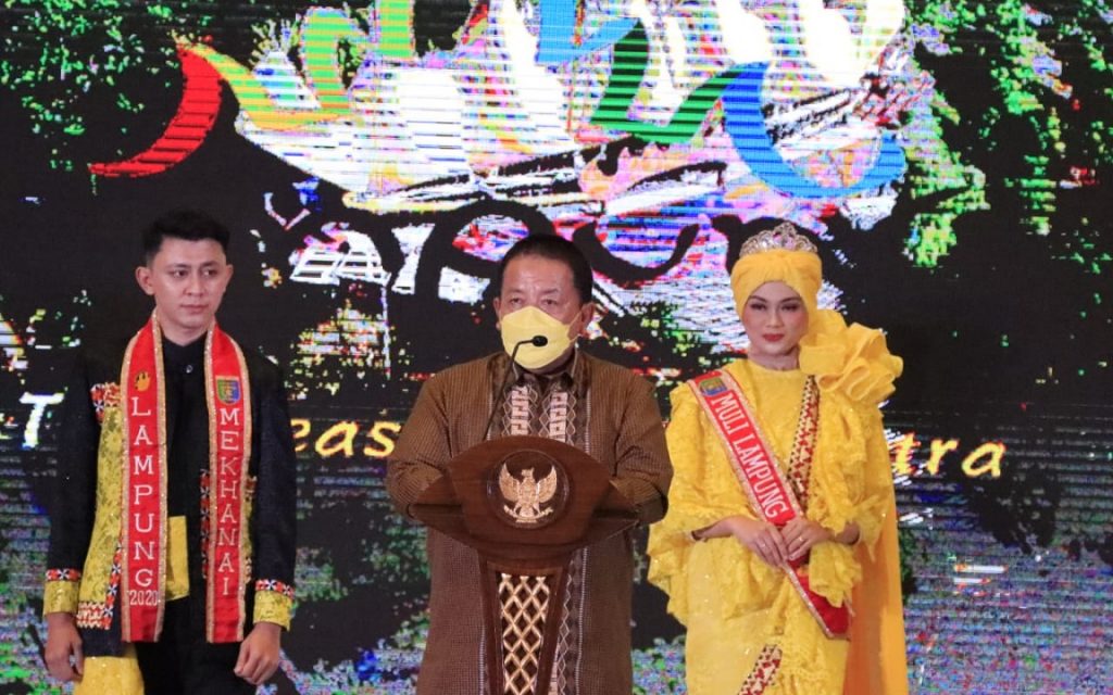 Gubernur Arinal pada Acara Malam Grand Final Muli Mekhanai 2021