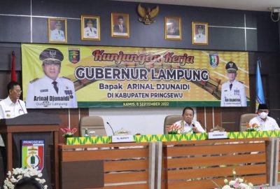 Gubernur Berikan Pengarahan kepada Pimpinan Perangkat Daerah, DPRD, Camat, dan Kepala Pekon se-Kabupaten Pringsewu