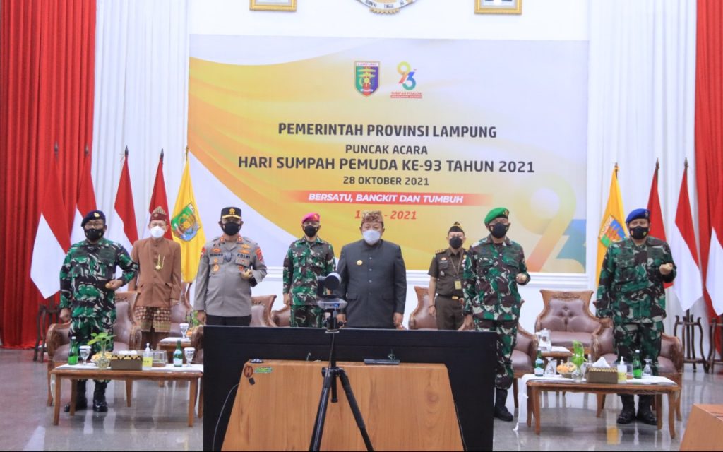 Gubernur Peringati Hari Sumpah Pemuda Melalui Virtual Meeting