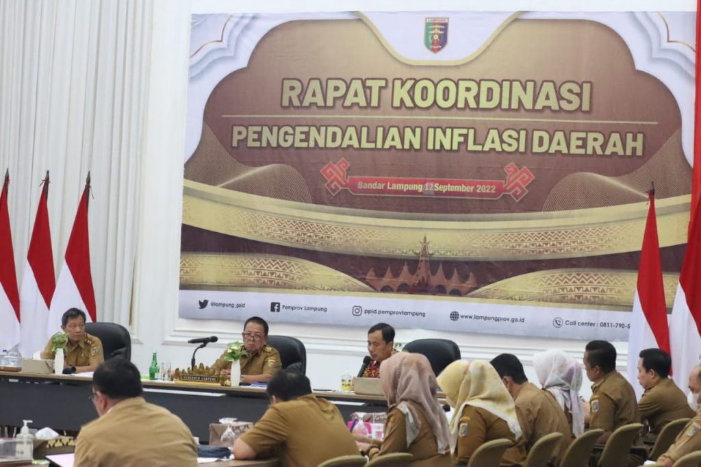Gubernur Pimpin Rapat Persiapan Pengarahan Presiden terkait Pengendalian Inflasi Daerah dan Aksi Afirmasi BBI