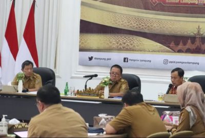 Gubernur Pimpin Rapat Persiapan Pengarahan Presiden terkait Pengendalian Inflasi Daerah dan Aksi Afirmasi BBI