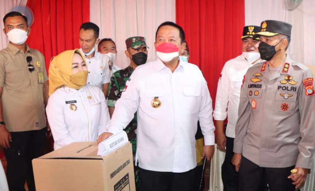 Gubernur Tinjau Pemilihan 82 Kepala Kampung Serentak di Lampung Tengah