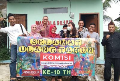 Komisi Lampung Peringati HUT Komisi ke-10 Sekaligus Hari Sales Indonesia
