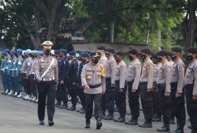 Wakapolda Lampung Pimpin Gelar Pasukan Operasi Patuh Krakatau 2021