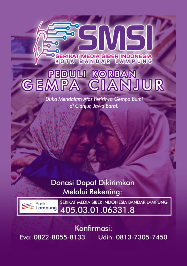 SMSI Adakan Open Donasi untuk Korban Gempa Cianjur