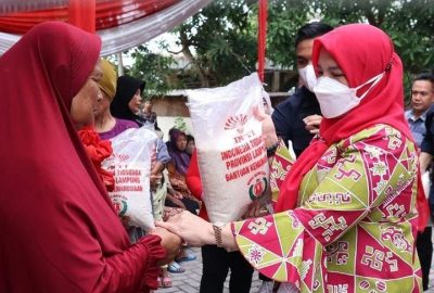 Pemkot Salurkan Beras Baksos Inti Lampung