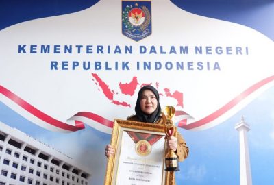 Wali Kota Eva Dwiana Terima Anugerah IGA 2023 Kemendagri