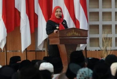 Eva Dwiana Buka Manasik Umroh Kota Bandar Lampung