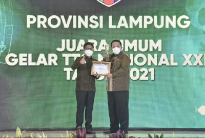 Lampung Juara Umum Teknologi Tepat Guna Nasional