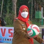 Kejuaraan Voli Wali Kota Cup Resmi Dibuka Eva Dwiana