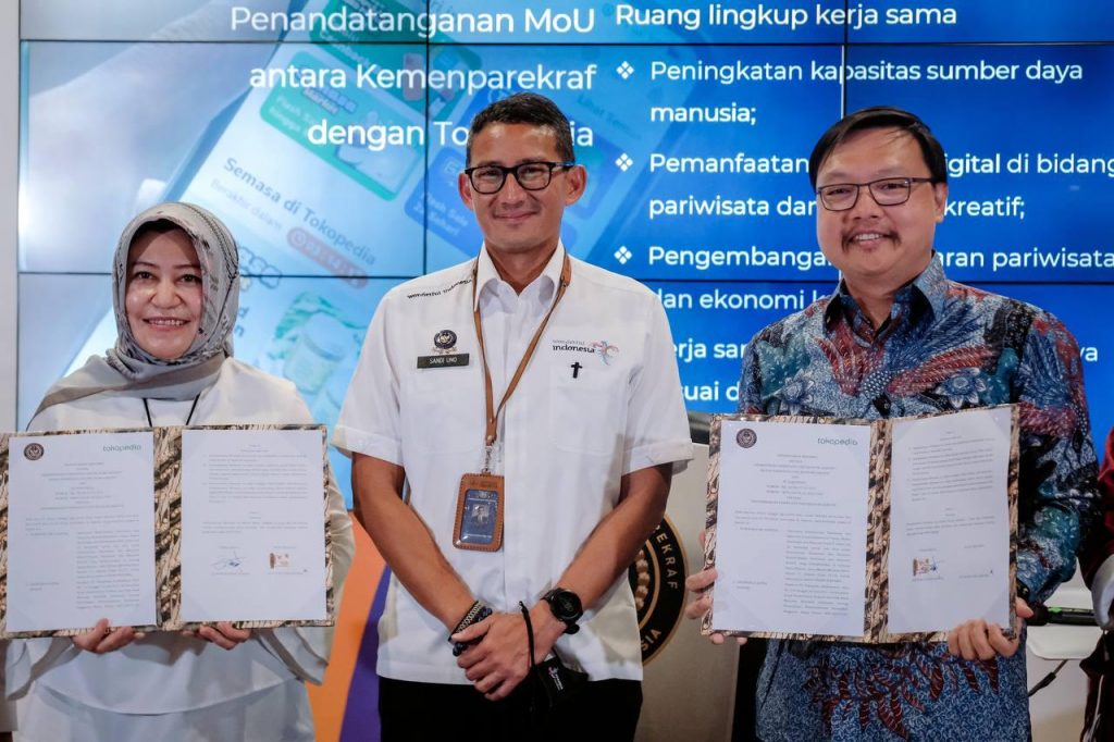 Kemenparekraf dan Tokopedia Maksimalkan Pemanfaatan Platform Digital di Bidang Parekraf
