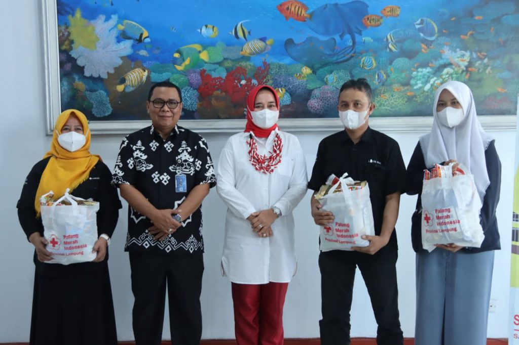 Ketua PMI Provinsi Lampung Buka Kegiatan Bakti Sosial Donor Darah Dalam Rangka HUT Lampung Post ke-48