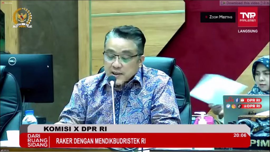 Komisi X DPR RI Setujui Pergeseran Anggaran Kemendikbudristek 2023 Sebesar Rp1,37 Triliun