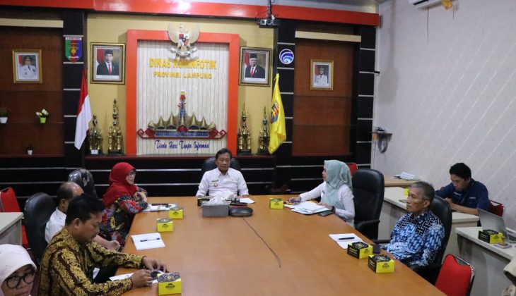Kusnardi Buka Diskusi Ekonomi Triwulanan Pertumbuhan Ekonomi Lampung