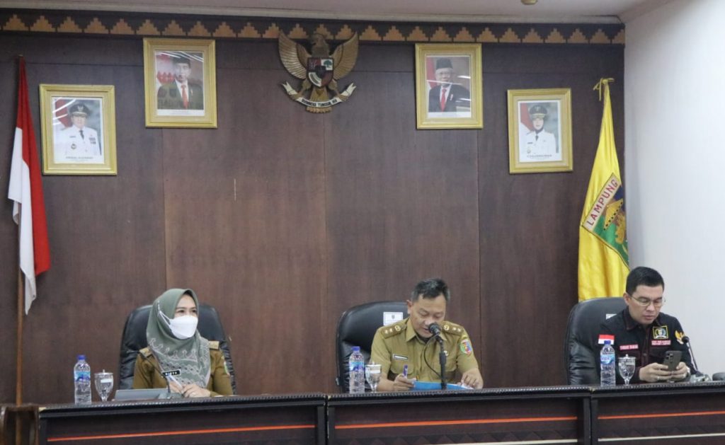 Kusnardi Pimpin Rapat Persiapan Lampung Fair 2022