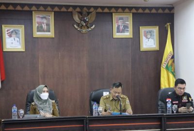 Kusnardi Pimpin Rapat Persiapan Lampung Fair 2022