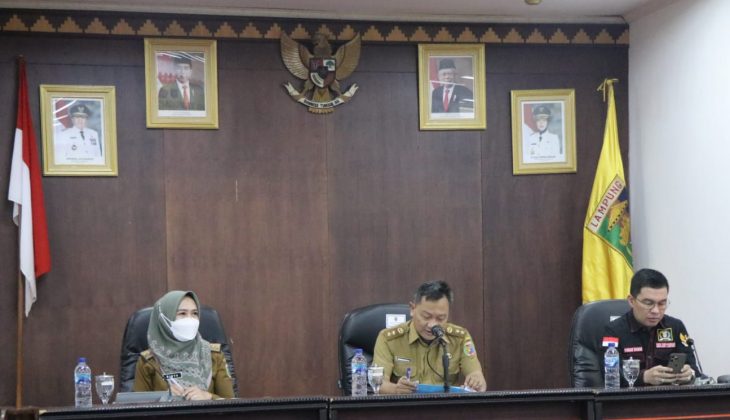 Kusnardi Pimpin Rapat Persiapan Lampung Fair 2022