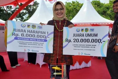 Lampung Juara Umum Lomba Masak Serba Ikan