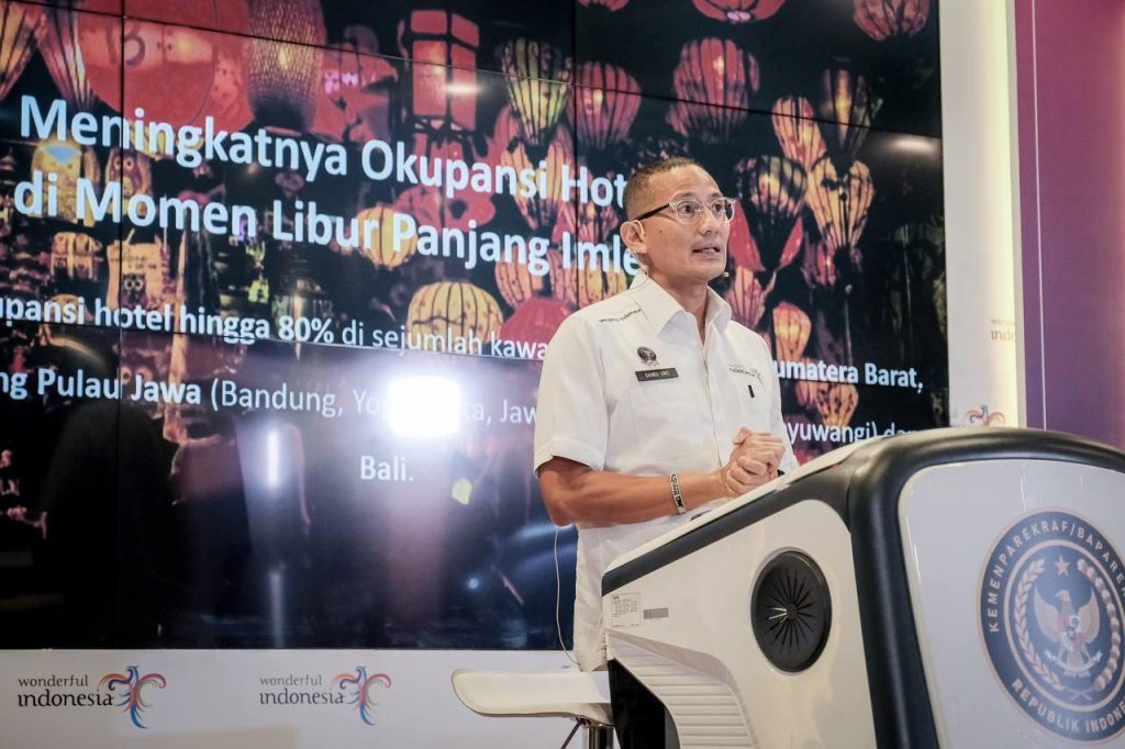 Menparekraf: Libur Panjang Imlek dan Isra Mi'raj, Okupansi Hotel Capai 80 Persen