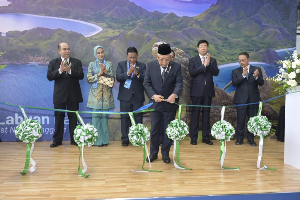Ma'ruf Amin Berikan Sambutan pada Pembukaan Pameran The 20th CAEXPO