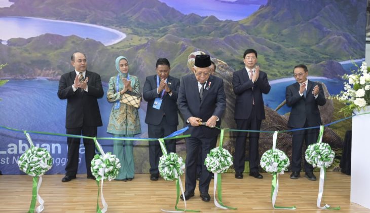 Ma'ruf Amin Berikan Sambutan pada Pembukaan Pameran The 20th CAEXPO