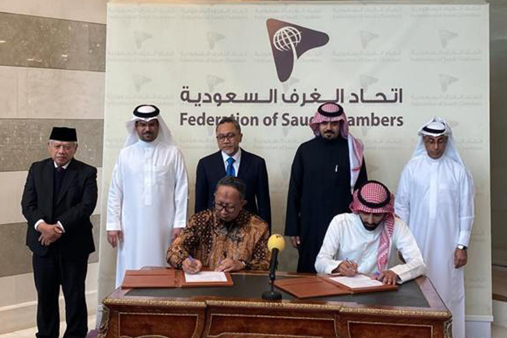 Mendag Hadiri Penandatanganan Kerja Sama Pelaku Usaha Indonesia dengan Arab Saudi