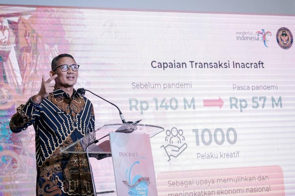 Menparekraf Resminkan Pameran Inacraft on October
