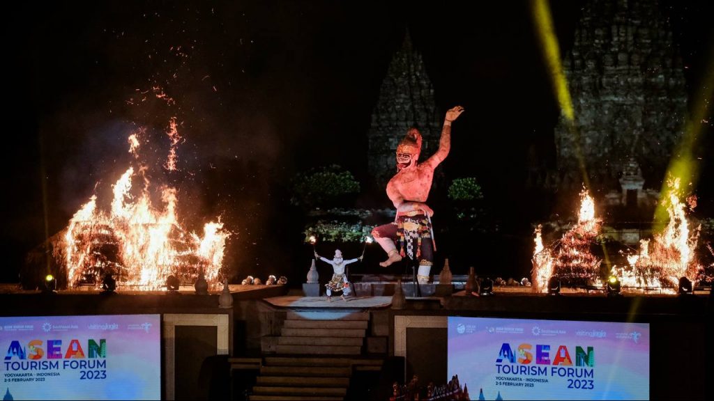 Opening Ceremony ASEAN Tourism Forum 2023 di Candi Prambanan